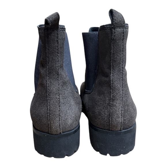 Geox Olive Green Suede & Leather Brogue Oxford Ankle Boots Size 41 US 10.5 - Picture 4 of 10